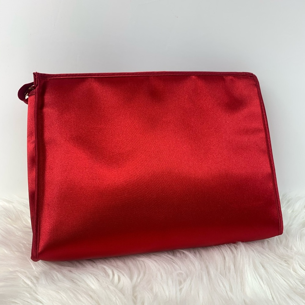 Giorgio Beverly Hills cosmetic/clutch bag red/gold - Picture 3 of 11